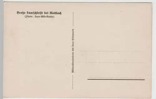 (81834) AK Große Saarschleife bei Mettlach, vor 1945