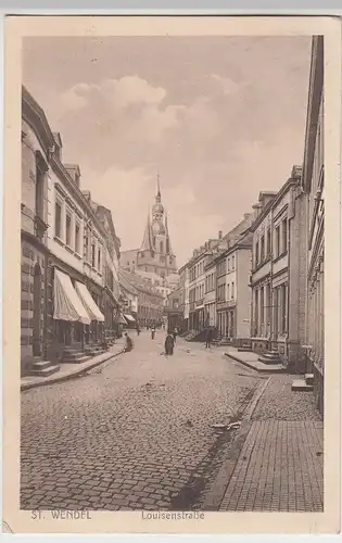 (105037) AK St. Wendel, Louisenstraße 1914 Feldpost