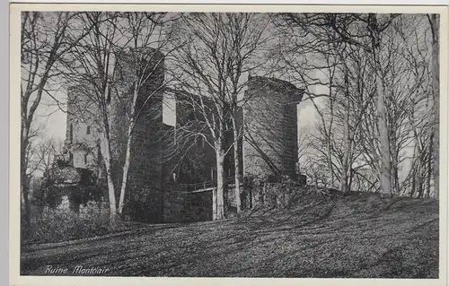 (100908) AK Burg Montclair, Mettlach, vor 1945