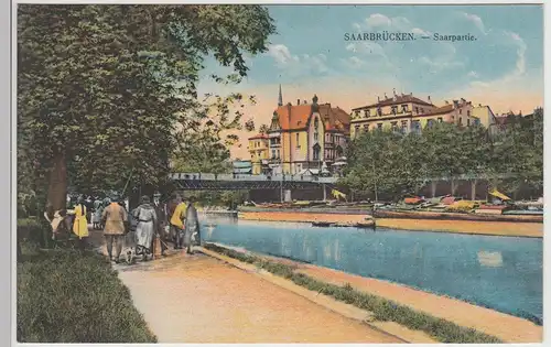 (115166) AK Saarbrücken, Saarpartie 1928