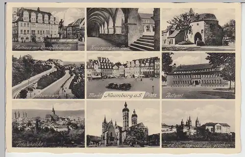 (99898) AK Naumburg, Saale, Mehrbildkarte 1938