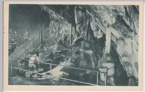 (99769) AK Rübeland, Harz, Hermannshöhle, Kanzel 1928