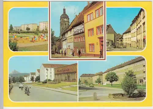 (99590) AK Sangerhausen, Mehrbildkarte, 1982