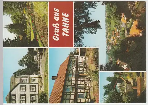 (99306) AK Tanne (Harz), Mehrbildkarte, 1989