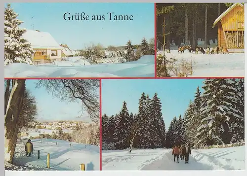 (99305) AK Tanne (Harz), Mehrbildkarte, 1987