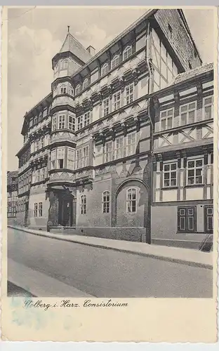 (98585) AK Stolberg im Harz, Consistorium, 1938
