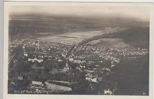 (96942) AK Thale am Harz, Fliegeraufnahme, vor 1945