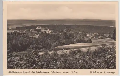 (96929) AK Friedrichsbrunn, Blick vom Ramberg, 1940er