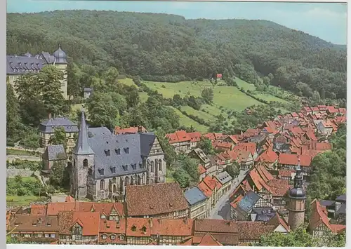 (96515) AK Stolberg (Harz), Blick von der Lutherbuche, 1969