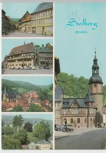 (96513) AK Stolberg (Harz), Mehrbildkarte, 1966