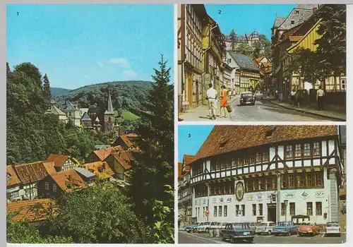 (96512) AK Stolberg (Harz), Mehrbildkarte, 1975