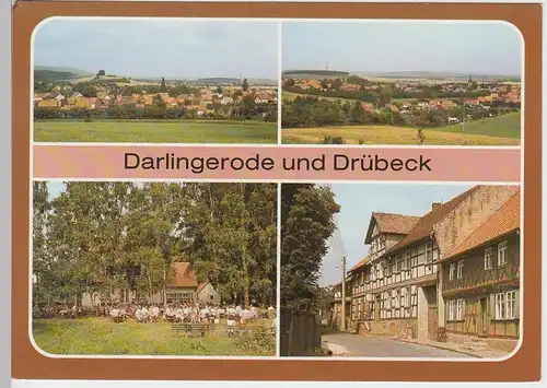 (96395) AK Darlingerode u. Drübeck, Mehrbildkarte, 1987