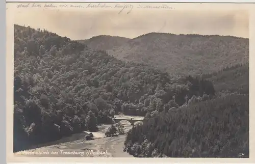 (92601) Foto AK Bodetal im Harz, Wilhelmsblick bei Treseburg, 1926