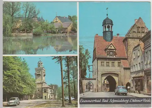 (92328) AK Bad Schmiedeberg, Mehrbildkarte, 1969