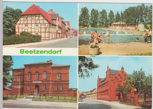(92244) AK Beetzendorf, Mehrbildkarte, 1980