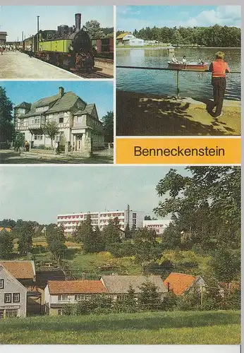 (92237) AK Benneckenstein, Mehrbildkarte, 1989