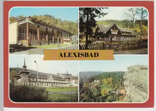 (91924) AK Alexisbad, Mehrbildkarte, 1986