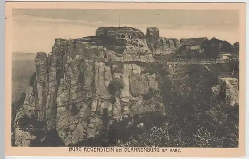 (90368) AK Burg Regenstein bei Blankenburg a. Harz, 1922