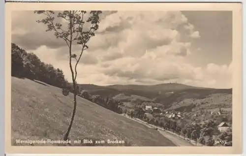 (8954) Foto AK Hasserode, Brockenblick 1955