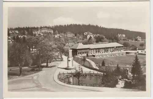 (8940) Foto AK Oberhof, Thür., Blick vom Ernst Thälmann Haus 1953