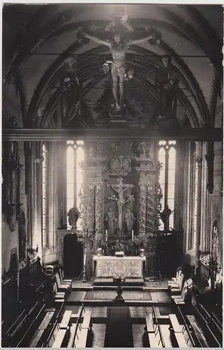 (88808) Foto AK Blankenburg (Harz), St. Bartholomäi-Kirche Inneres