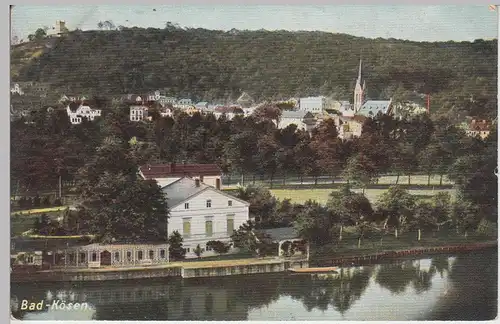 (88528) AK Bad Kösen, Blick zum unteren Kurpark 1906