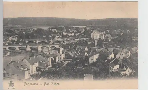 (88524) AK Bad Kösen, Panorama 1911