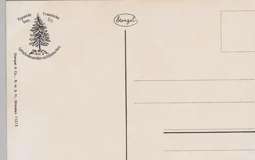 (88413) AK Taubenklippen mit Brocken bei Ilsenburg, vor 1945