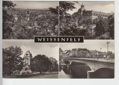 (87097) Foto AK Weissenfels, Mehrbildkarte 1969