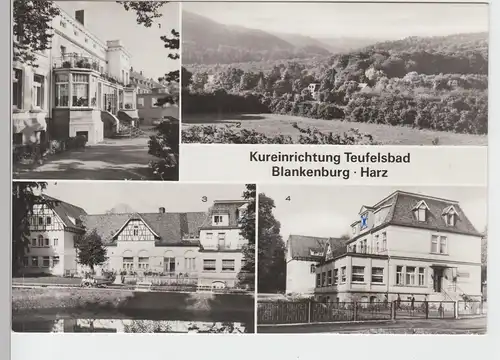 (86991) Foto AK Blankenburg (Harz), Kureinrichtung Teufelsbad 1985