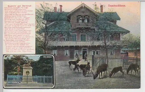 (85231) AK Thale, Dambachhaus, vor 1920