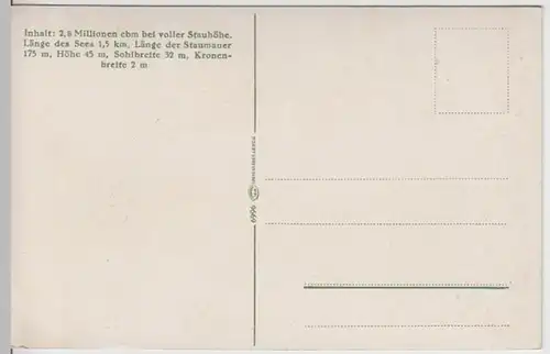 (8506) AK Zillierbachtalsperre, Harz, vor 1945