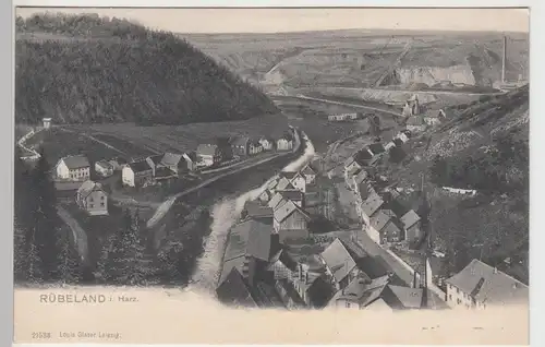 (84269) AK Rübeland, Harz, Panorama, bis 1905
