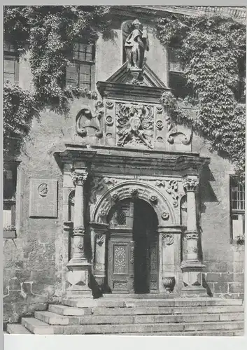 (83170) AK Quedlinburg, Rathaus, Portal 1977