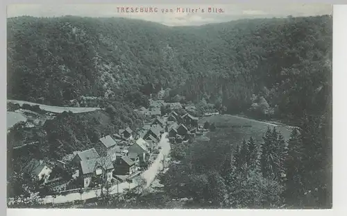 (81721) AK Treseburg, Ansicht von Müller's Blick, vor 1945