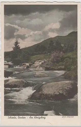 (80040) AK Schierke am Brocken, Am Königsberg, vor 1945