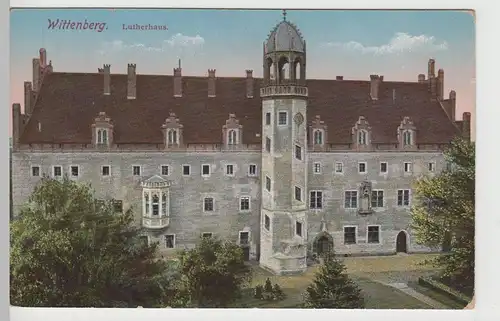 (79228) AK Lutherstadt Wittenberg, Lutherhaus, Feldpost 1917
