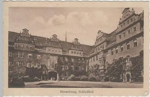 (78620) AK Merseburg, Schlosshof 1929