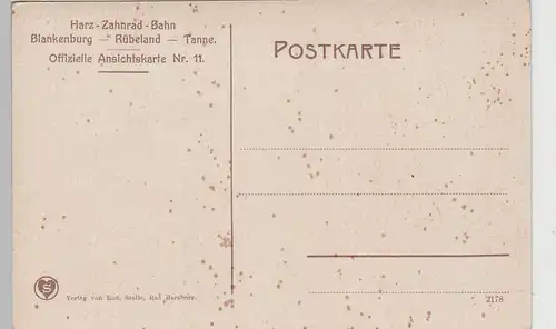 (78609) AK Rothehütte, Harz, Kalte Bode, Brücke, vor 1945