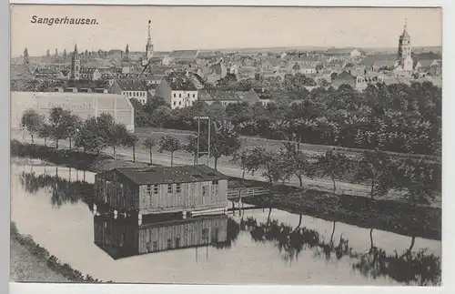 (76363) AK Sangerhausen, Stadtansicht, Feldpost 1916
