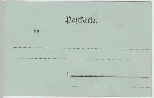 (76330) Künstler AK Gruß aus Querfurt, Mondscheinkarte, bis um 1905