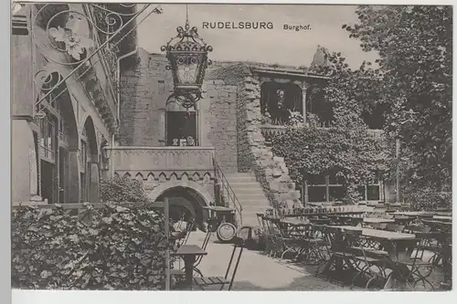 (76200) AK Saaleck, Rudelsburg, Burghof 1914
