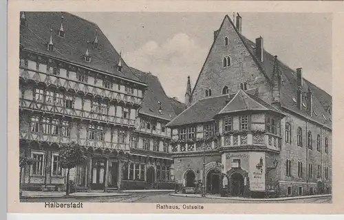 (76198) AK Halberstadt, Rathaus 1927