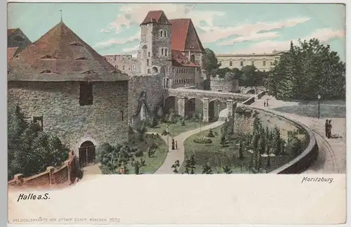 (73597) AK Halle, Saale, Moritzburg, bis um 1905