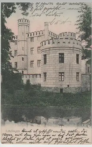 (72761) AK Letzlingen, Jagdschloss, 1909