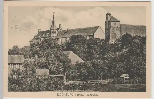 (72444) AK Ilsenburg, Harz, Schloss 1913