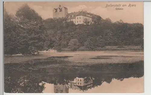 (70847) AK Ballenstedt am Harz, Schloss, 1907