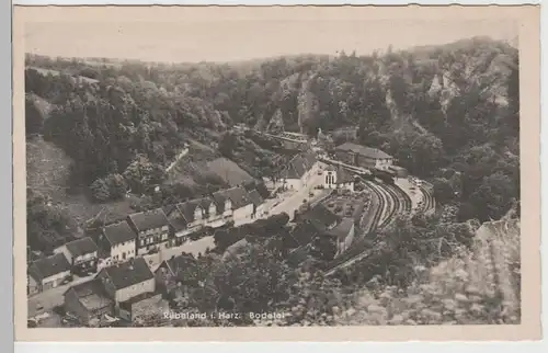 (70536) AK Rübeland i. Harz, Bodetal vor 1945