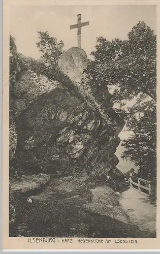 (69220) AK Harz, Ilsenstein, Hexenküche, Feldpost 1915