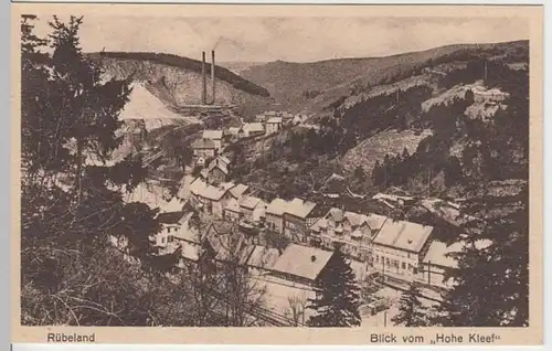 (6837) AK Rübeland, Panorama, vor 1945